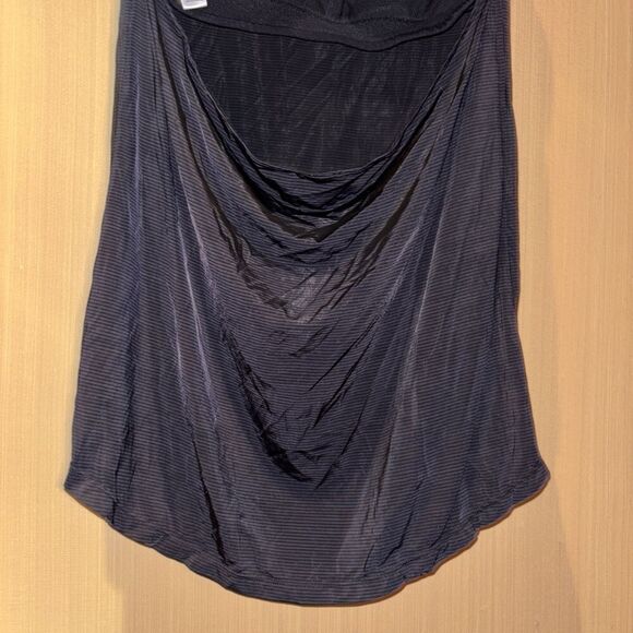 Athleta Women's Transcendence Black Stripe Tank Top Sports Bra Active Small - Picture 7 of 13